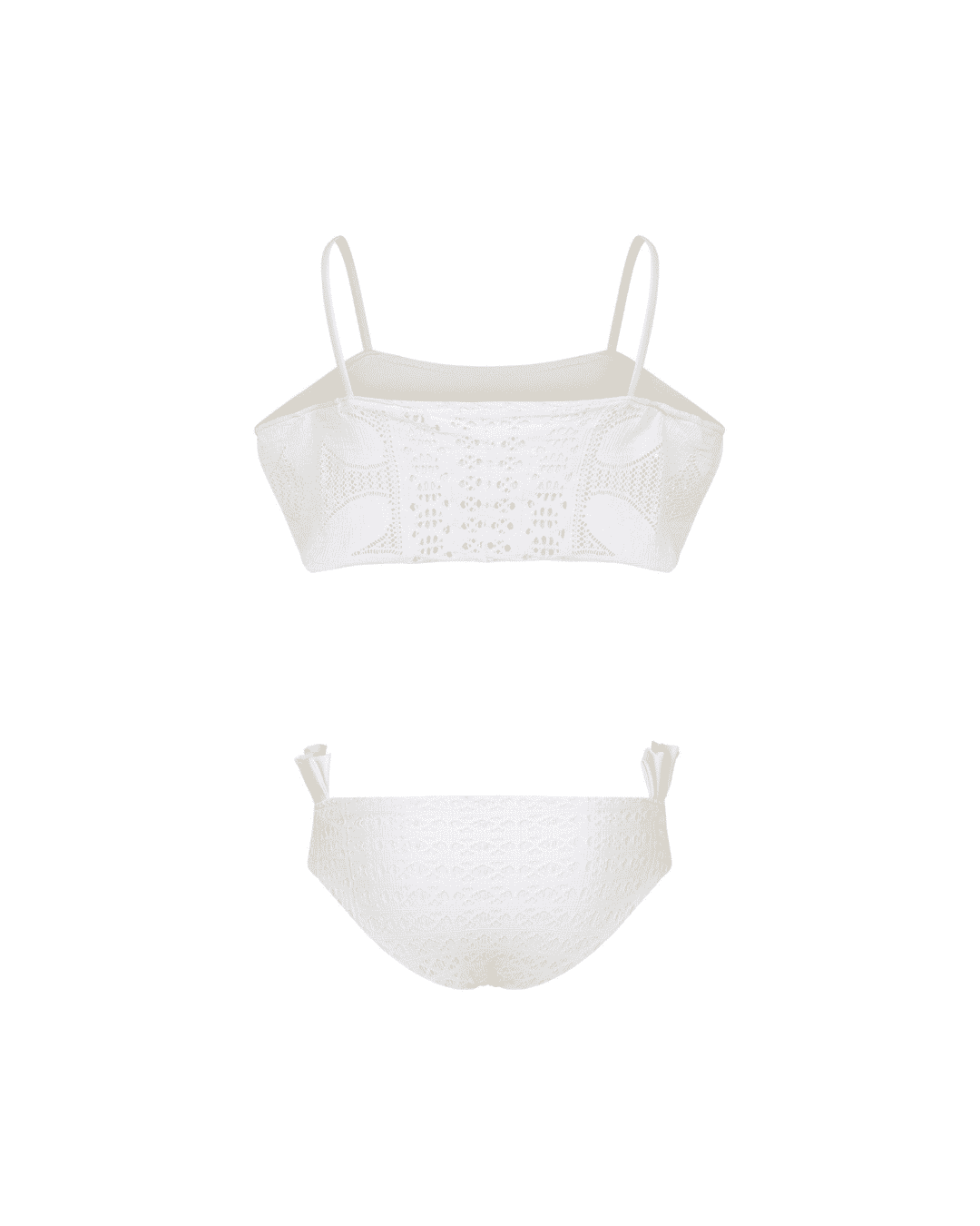Mini White & Lace Mermaid - Rêve de Rive Swimwear