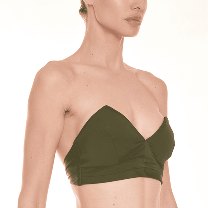 Vitamine - Padded vintage style bandeau bikini top Women’s - Rêve de Rive Swimwear