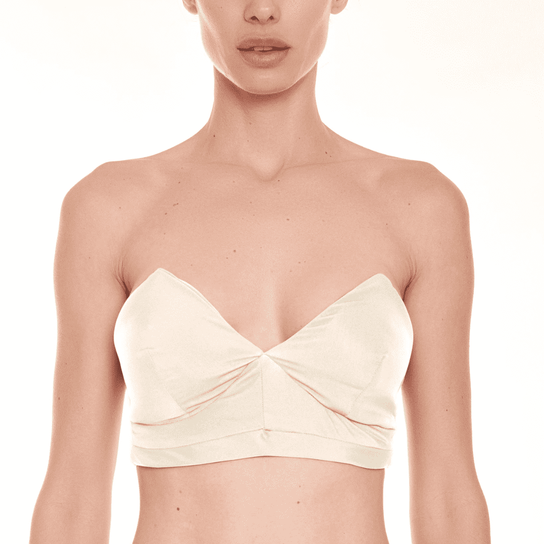 Vitamine - Padded vintage style bandeau bikini top Women’s - Rêve de Rive Swimwear