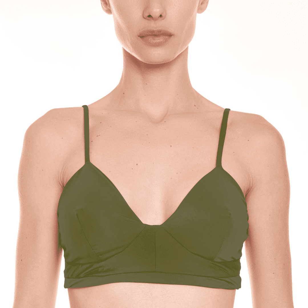 Retro Bao - sustainable padded bikini bralet Women’s - Rêve de Rive Swimwear